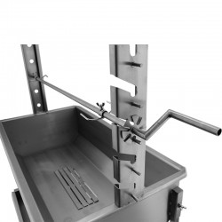 Barbecue / Grill à charbon en Inox BlazeElite 3 en 1 - 5