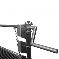 Barbecue / Grill à charbon en Inox BlazeElite 3 en 1 - 12