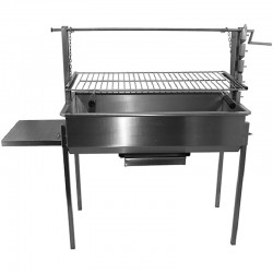 Barbecue / Grill à charbon en Inox BlazeElite 3 en 1 - 7