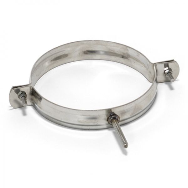 Collier fixation murale à vis diamètre 400 - Conduit cheminée - 1 Collier fixation murale à vis diamètre 400 - Conduit cheminée - 1