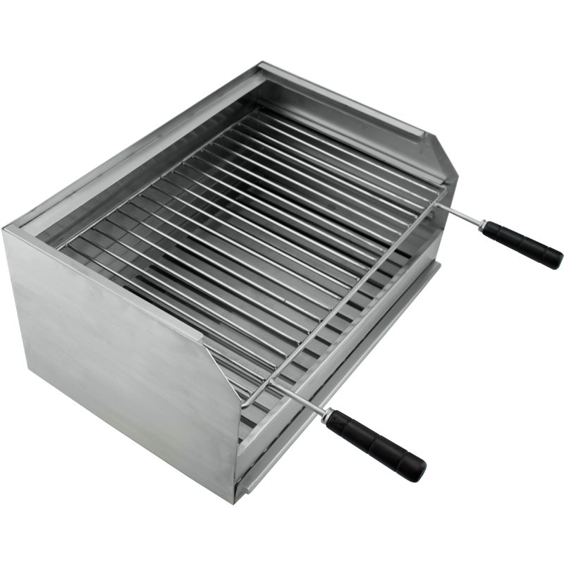 Barbecue grill à poser Broil Acier Inoxydable 50x40 - 3 Barbecue grill à poser Broil Acier Inoxydable 50x40 - 3
