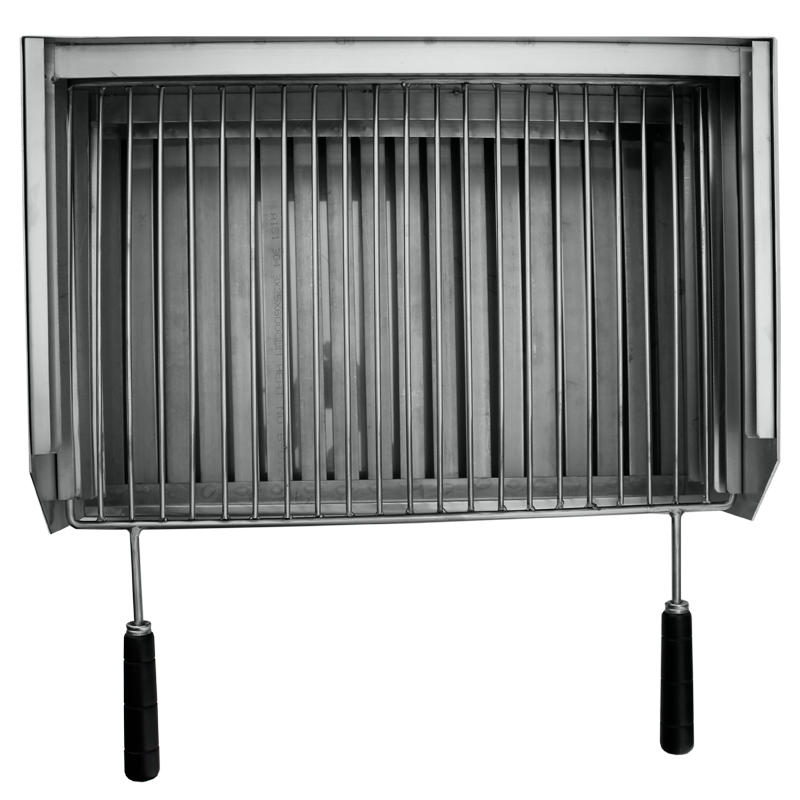 Barbecue grill à poser Broil Acier Inoxydable 50x40 - 5 Barbecue grill à poser Broil Acier Inoxydable 50x40 - 5