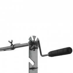 Barbecue à charbon Blaze Inox TourneBroche rotatif 60x40 - 7