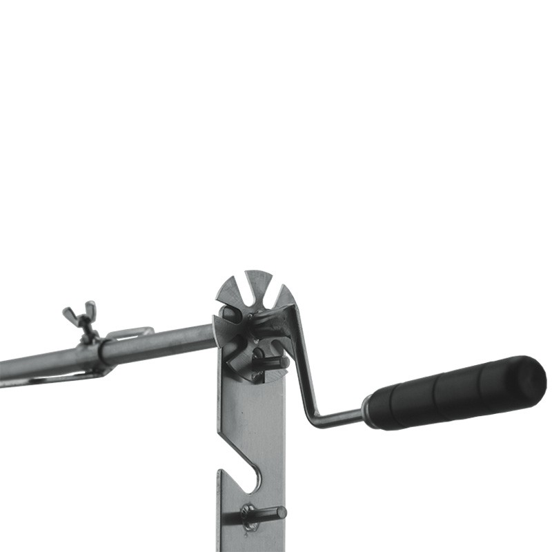 Barbecue à charbon Blaze Inox TourneBroche rotatif 60x40 - 7 Barbecue à charbon Blaze Inox TourneBroche rotatif 60x40 - 7