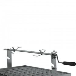 Barbecue à charbon Blaze Inox TourneBroche rotatif 60x40 - 8