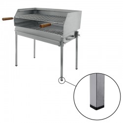 Barbecue à charbon Blaze Inox TourneBroche rotatif 60x40 - 9