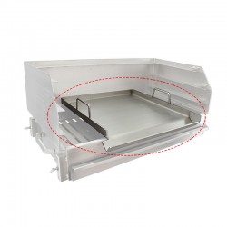Plaque / Planche grill pour barbecue Inox 40x40 - 6