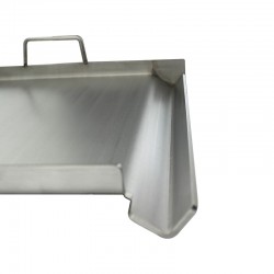 Plaque / Planche grill pour barbecue Inox 60x30 - 4