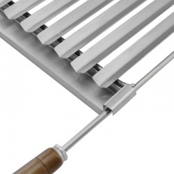 Grille barbecue BBQ Argentine en acier inoxydable 48x38 - 1
