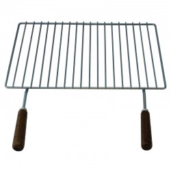Grille barbecue BBQ Inox double manche 58x48 - 2
