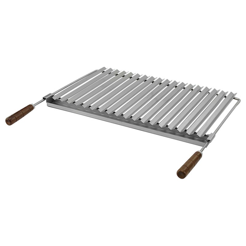 Grille barbecue BBQ Argentine en acier inoxydable 58x38 - 2 Grille barbecue BBQ Argentine en acier inoxydable 58x38 - 2