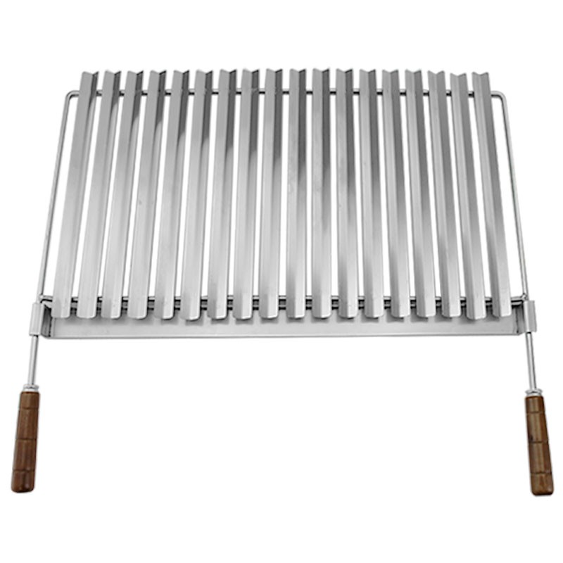 Grille barbecue BBQ Argentine en acier inoxydable 58x38 - 3 Grille barbecue BBQ Argentine en acier inoxydable 58x38 - 3