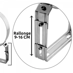 Rallonge pied d'appui de collier réglable 9 a 16 cm - 4