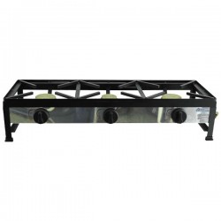 Table de cuisson à gaz autoportante 90x30 3 foyers - 1