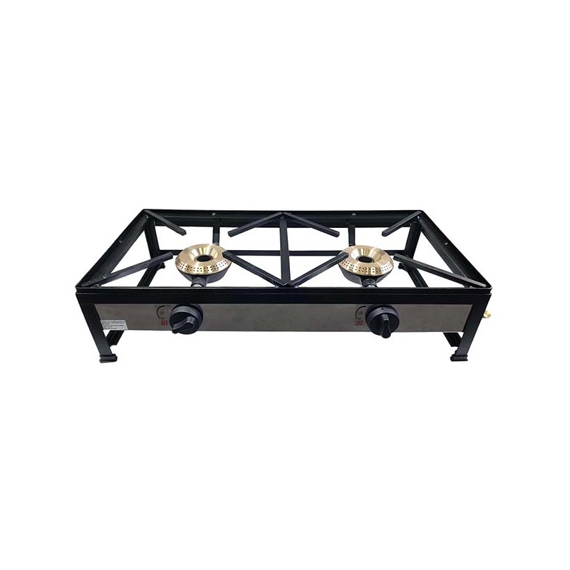 Table de cuisson à gaz autoportante MAXI 60x30 2 foyers - 1