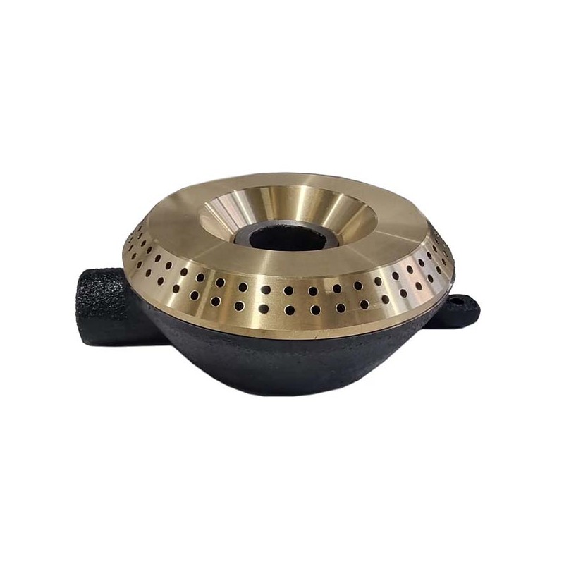 Table de cuisson en acier inoxydable à gaz autoportante MAXI 80x40 2 foyers - 2
