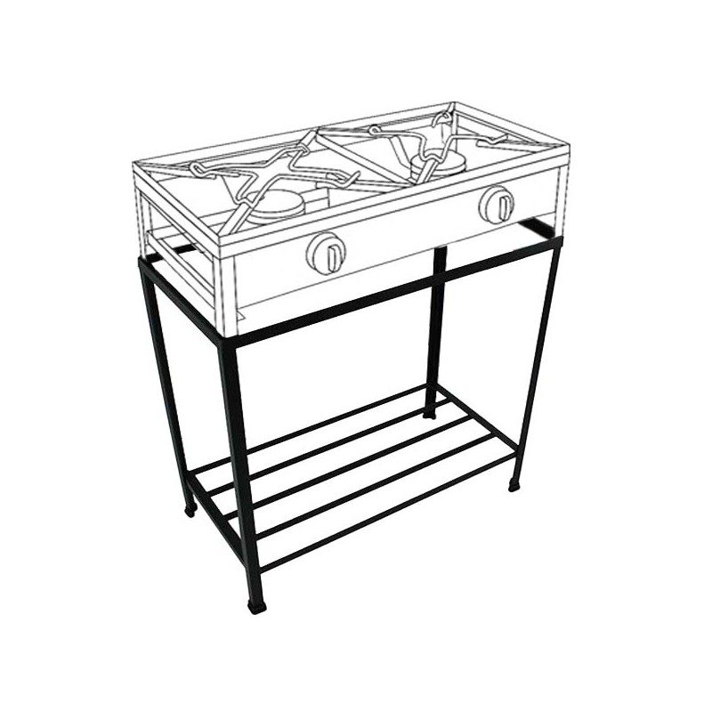Banc pour cuisinière 80x40 H62 - 1