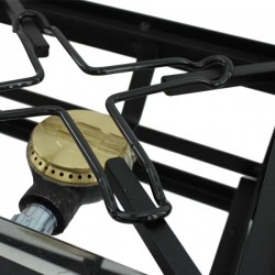 Grille de réduction émaillée pour dessous de plat/poêle table de cuisson - 2