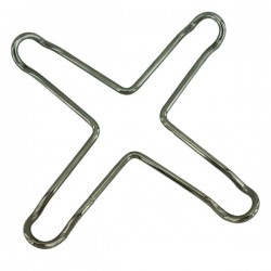 Grille de réduction chrome pour dessous de plat/poêle table de cuisson - 3