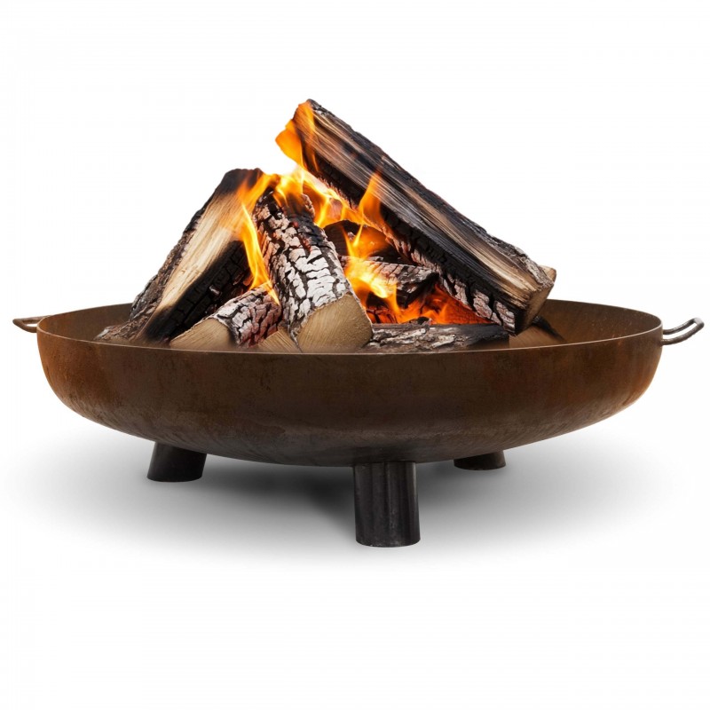 Brasero d’extérieur BonBowl Plus avec pieds en acier Corten Ø80 - 1
