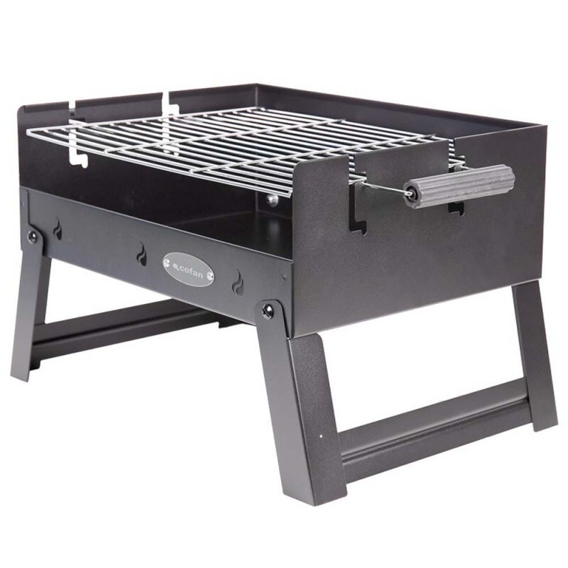 Barbecue au charbon portable et pliable 45,5 x 34,5 x 31,5 cm - 2 Barbecue au charbon portable et pliable 45,5 x 34,5 x 31,5 cm - 2