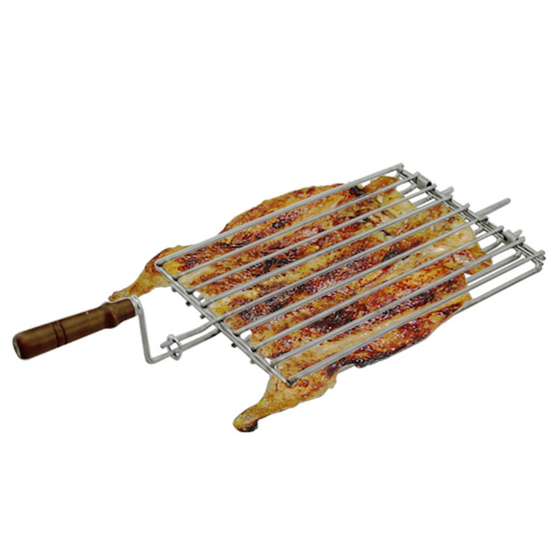 Grille pour barbecue en inox 32x22 cm - 1 Grille pour barbecue en inox 32x22 cm - 1