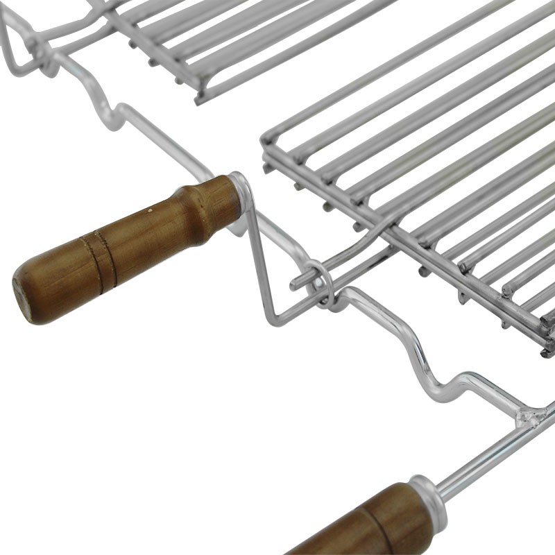 Anneau multifonction pour barbecue en inox 58 x 38 cm - 4 Anneau multifonction pour barbecue en inox 58 x 38 cm - 4