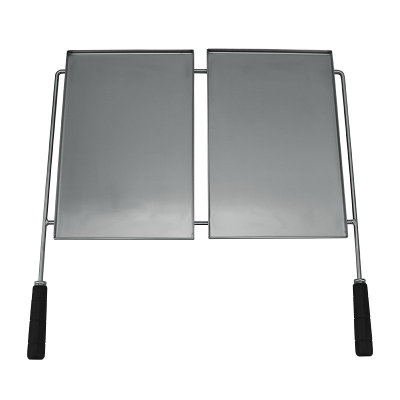 Plaque pour picanha en inox 48 x 38 cm - 4
