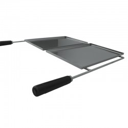 Plaque pour picanha en inox 48 x 38 cm - 3