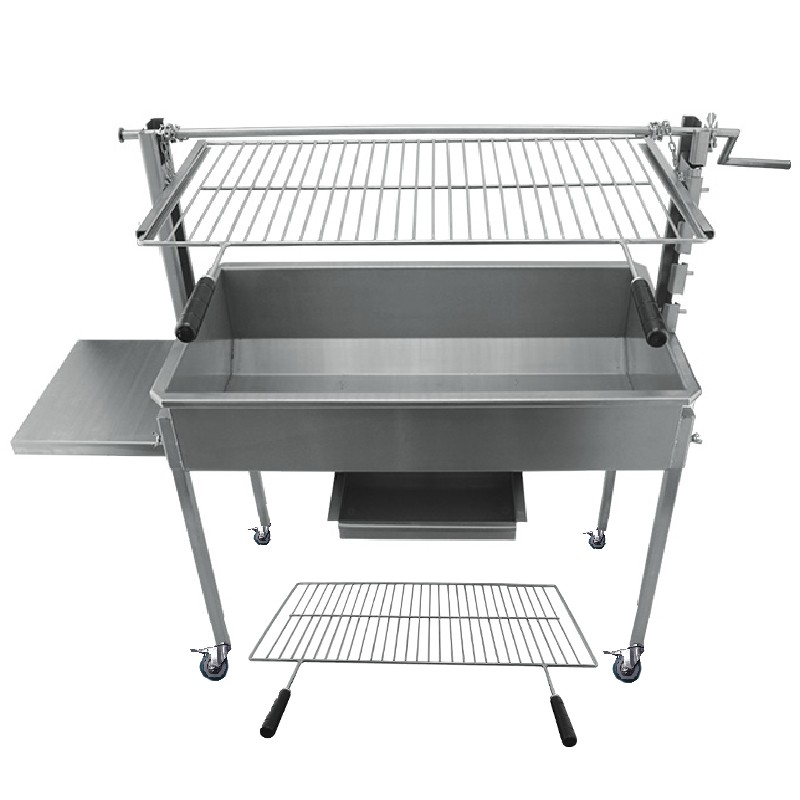 Barbecue au charbon de bois BlazeElite avec grille élévatrice - 1