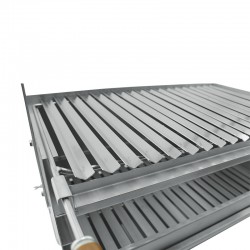 Gril à charbon BROIL avec brochette rotative en inox 50 x 40 cm - 6