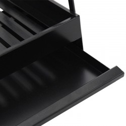 Barbecue gril encastrable FLAME en Acier Noir 80x40 - 2