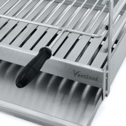 Barbecue gril encastrable FLAME en inox 50 x 40 cm - 5
