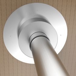 Rosace finition plafond bois diamètre 140 - 4