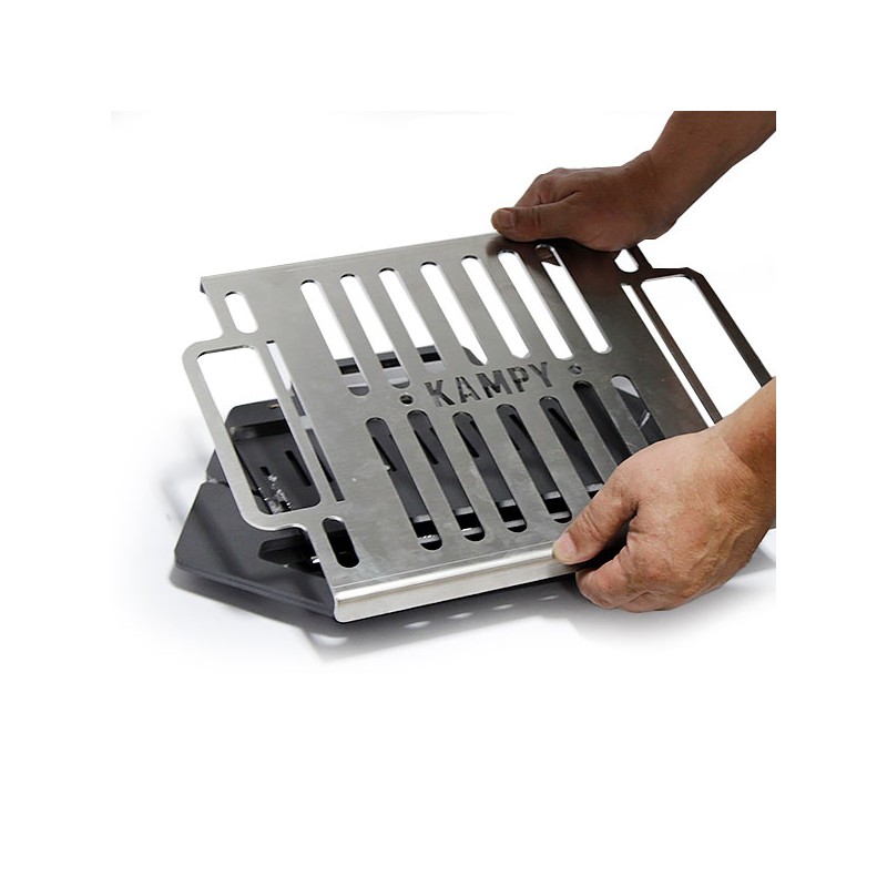 Barbecue portable et pliable KAMPY F250 25x30 cm - 7 Barbecue portable et pliable KAMPY F250 25x30 cm - 7