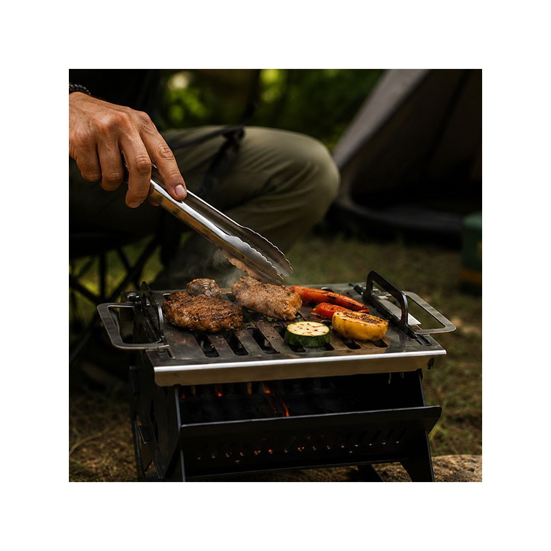 Barbecue portable et pliable KAMPY F250 25x30 cm - 3 Barbecue portable et pliable KAMPY F250 25x30 cm - 3