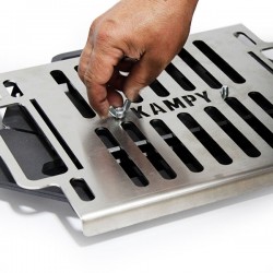 Barbecue portable et pliable KAMPY F400 40x30 cm - 7