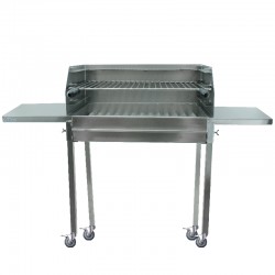 Barbecue grill sur pied à charbon BLAZE Inox 50x40 - 2
