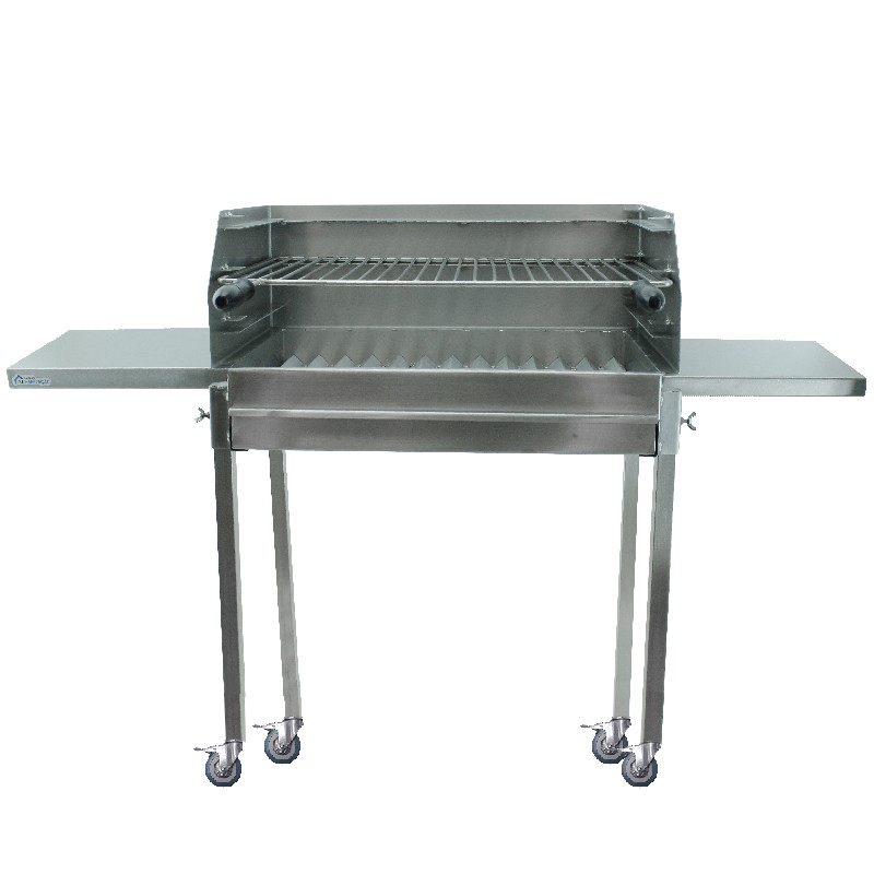 Barbecue grill sur pied à charbon BLAZE Inox 50x40 - 2