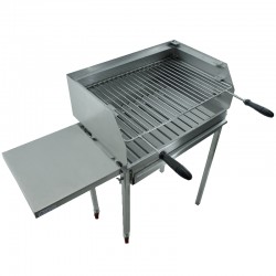 Barbecue grill sur pied à charbon BLAZE Inox 50x40 - 3