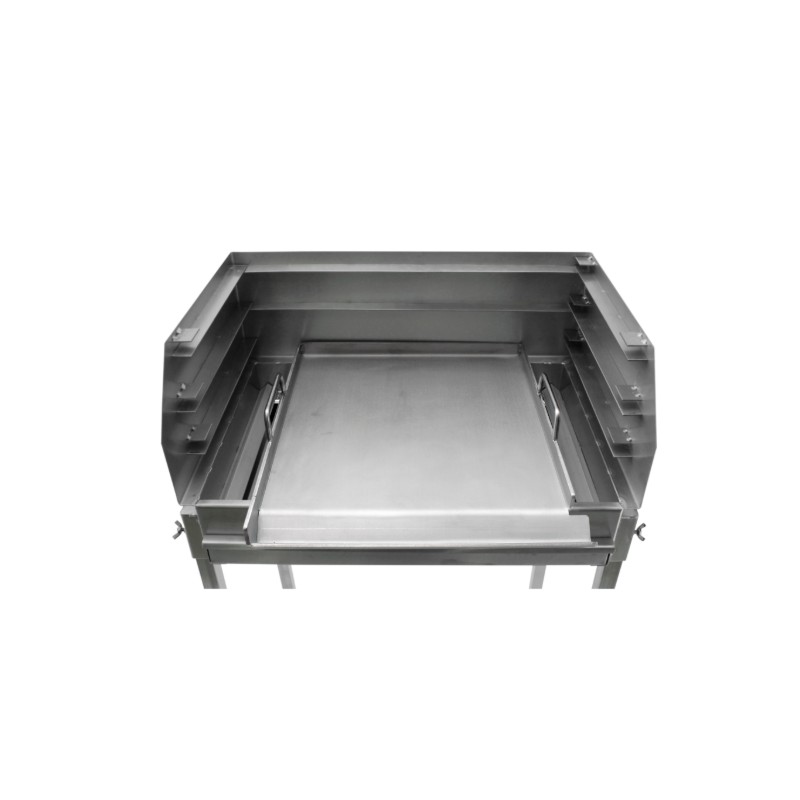 Barbecue grill sur pied à charbon BLAZE Inox 50x40 - 14