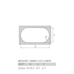 Évier inox à encastrer UNIVERSO 2 cuves 80 x 40 - 4