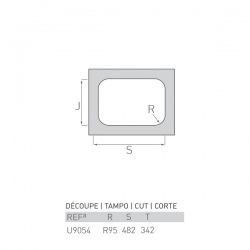 Évier inox sous plan QUARTZ 1 cuve 50 x 35 - 4