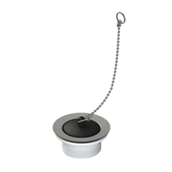 Bonde pour évier cuisine avec chaine sécurité diamètre 70 mm - 1 Bonde pour évier cuisine avec chaine sécurité diamètre 70 mm - 1