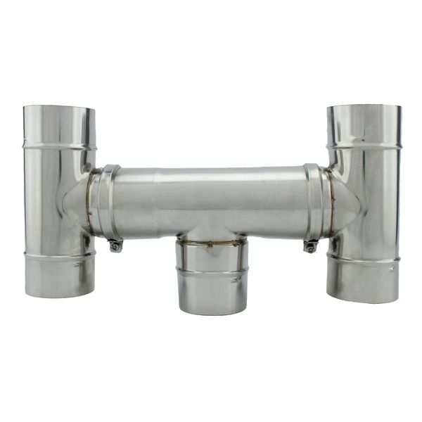 Chapeau conduit cheminée Inox anti-intempéries diamètre 140 - 1 Chapeau conduit cheminée Inox anti-intempéries diamètre 140 - 1