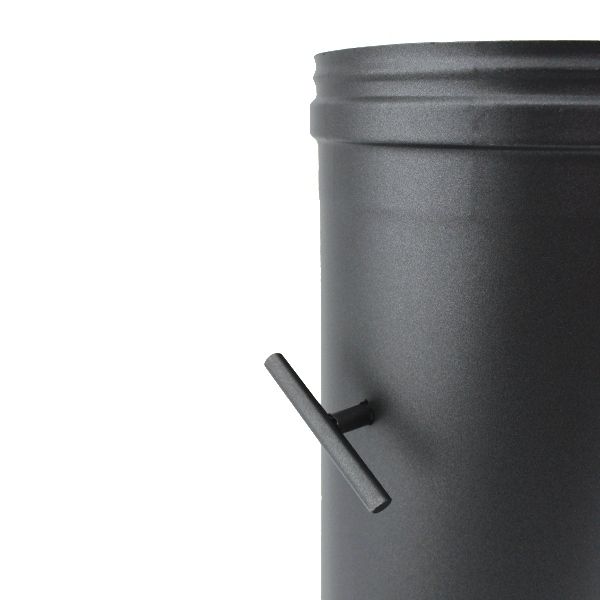 Tuyau 1M à clé de tirage SP Noir-Anthracite diamètre 175 - 3 Tuyau 1M à clé de tirage SP Noir-Anthracite diamètre 175 - 3