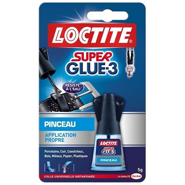 Colle instantanée - Loctite - SuperGlue-3 - PINCEAU - 1