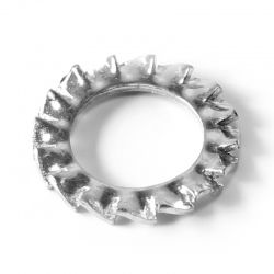 Rondelle Evantail à dentures extérieures Inox A2 diam: M10 DIN 6798-A - 1