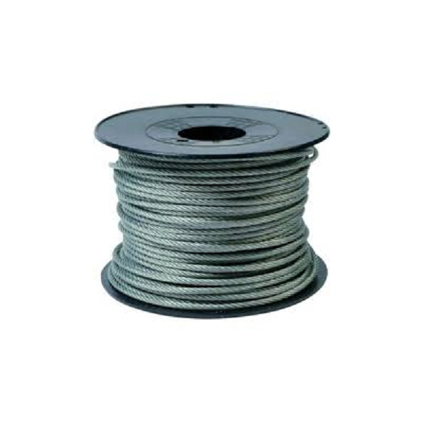 Câble d'acier Inox-Galvanisé plastifié Ø 1,5mm