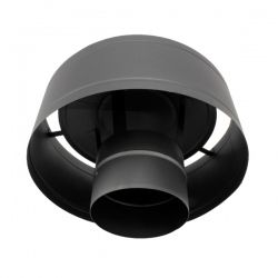Chapeau cheminée anti-pluie Inox SP Noir/Anthracite diamètre 80 - 4